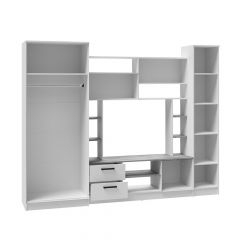 Гостиная СОЛО ЛДСП Белый в Ишиме - ishim.mebel24.online | фото 2