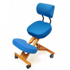 Коленный стул со спинкой Smartstool KW02В + Чехлы в Ишиме - ishim.mebel24.online | фото 2