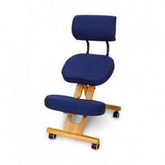 Коленный стул со спинкой Smartstool KW02В + Чехлы в Ишиме - ishim.mebel24.online | фото 3