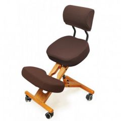 Коленный стул со спинкой Smartstool KW02В + Чехлы в Ишиме - ishim.mebel24.online | фото 7