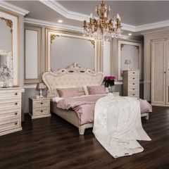 Комод 4 ящика Афина + Зеркало ППУ Афина (крем корень) в Ишиме - ishim.mebel24.online | фото 7