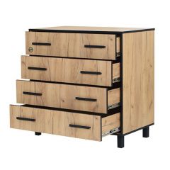 Комод 4 ящика "Лофт 8" в Ишиме - ishim.mebel24.online | фото