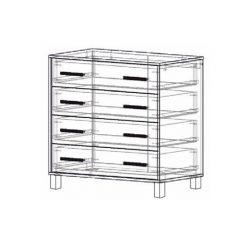 Комод 4 ящика "Лофт 8" в Ишиме - ishim.mebel24.online | фото 2