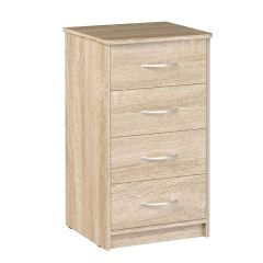 Комод 480 с 4-ящиками (Дуб сонома светлый) в Ишиме - ishim.mebel24.online | фото