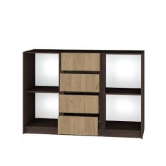 Комод Флоренция (Венге/Дуб Крафт Золотой) в Ишиме - ishim.mebel24.online | фото 2