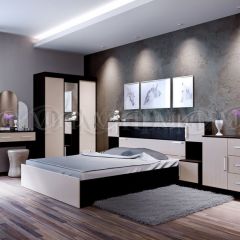БАСЯ Комод с 3-мя ящиками (Дуб беленый/Венге) в Ишиме - ishim.mebel24.online | фото 2