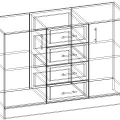 СОФИЯ Комод К1000 2Д (венге/дуб белфорт) в Ишиме - ishim.mebel24.online | фото 3