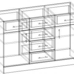 СОФИЯ Комод К1200 2Д (венге/дуб белфорт) в Ишиме - ishim.mebel24.online | фото 3