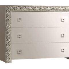 Комод Тиффани Premium слоновая кость/серебро (ТФКМ-1(П) в Ишиме - ishim.mebel24.online | фото