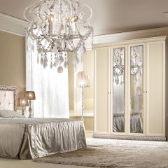 Комод узкий Тиффани штрих-лак/серебро (ТФКМ-2 ) в Ишиме - ishim.mebel24.online | фото 2