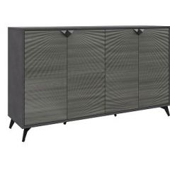 Комодино ПМ-390.03 Комод (ЛДСП Матера/МДФ Санторини темный) в Ишиме - ishim.mebel24.online | фото 2