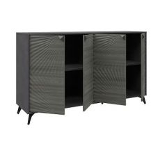 Комодино ПМ-390.03 Комод (ЛДСП Матера/МДФ Санторини темный) в Ишиме - ishim.mebel24.online | фото 3