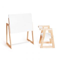 Комплект детской мебели стол и  два стула Я САМ "Лофт-Дуо" (Белый) в Ишиме - ishim.mebel24.online | фото 5