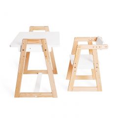 Комплект детской мебели стол и  два стула Я САМ "Лофт-Дуо" (Белый) в Ишиме - ishim.mebel24.online | фото 6