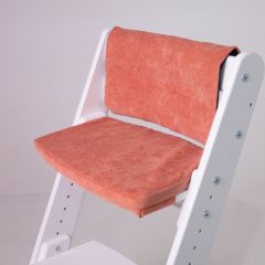 Комплект растущий стул и подушки Конёк Горбунёк Комфорт  (Белый, Терракота) в Ишиме - ishim.mebel24.online | фото