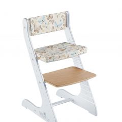 Комплект растущий стул и подушки Конёк Горбунёк Стандарт (Лофт-1, Бабочки) в Ишиме - ishim.mebel24.online | фото