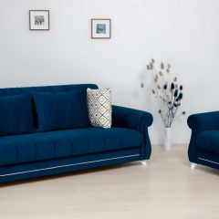 Комплект Роуз ТД 410 диван-кровать + кресло + комплект подушек в Ишиме - ishim.mebel24.online | фото