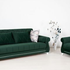 Комплект Роуз ТД 411 диван-кровать + кресло + комплект подушек в Ишиме - ishim.mebel24.online | фото 1