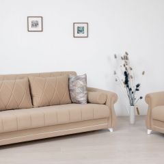 Комплект Роуз ТД 412 диван-кровать + кресло + комплект подушек в Ишиме - ishim.mebel24.online | фото