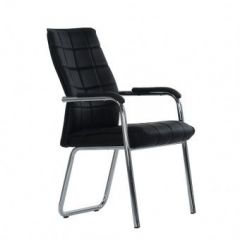 Кресло Barneo K-14 для посетителей и переговорных (черный) в Ишиме - ishim.mebel24.online | фото