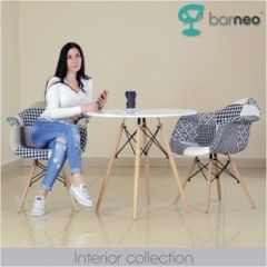 Кресло Barneo N-14 Patchwork черно-белый в Ишиме - ishim.mebel24.online | фото 3