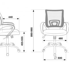 Кресло Бюрократ CH-695N/SL/SD/TW-11 салатовый TW-03A черный TW-11 в Ишиме - ishim.mebel24.online | фото 4