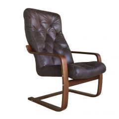Кресло для отдыха (пружинка) Магнат 102-З-Ш замша ШОКОЛАД в Ишиме - ishim.mebel24.online | фото 1