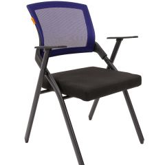 Кресло для посетителей CHAIRMAN NEXX (ткань стандарт черный/сетка DW-61) в Ишиме - ishim.mebel24.online | фото