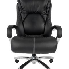 Кресло для руководителя CHAIRMAN 402 (Кожа) Черное в Ишиме - ishim.mebel24.online | фото 1