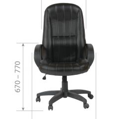 Кресло для руководителя  CHAIRMAN 685 (экокожа черный) в Ишиме - ishim.mebel24.online | фото 5