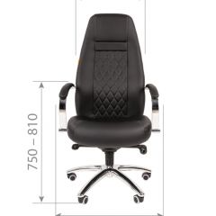 Кресло для руководителя CHAIRMAN 950 (Экокожа) Черное в Ишиме - ishim.mebel24.online | фото 4