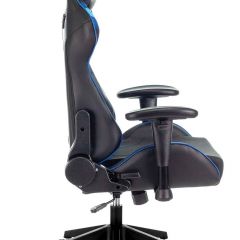 Кресло игровое Бюрократ VIKING 4 AERO BLUE черный/синий в Ишиме - ishim.mebel24.online | фото 8