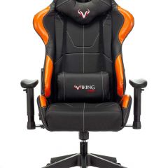 Кресло игровое Бюрократ VIKING 5 AERO ORANGE черный/оранжевый в Ишиме - ishim.mebel24.online | фото 3