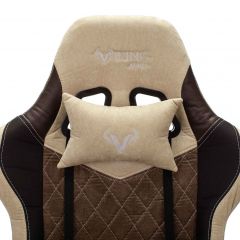 Кресло игровое Бюрократ VIKING 7 KNIGHT BR FABRIC коричневый/бежевый в Ишиме - ishim.mebel24.online | фото 6