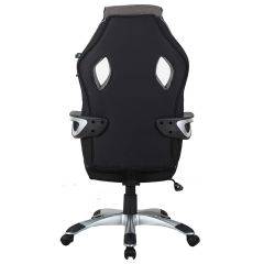 Кресло компьютерное BRABIX Techno GM-002 (ткань) черное/серое, вставки белые (531815) в Ишиме - ishim.mebel24.online | фото 6