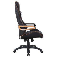 Кресло компьютерное BRABIX Techno Pro GM-003 (ткань черное/серое, вставки оранжевые) 531813 в Ишиме - ishim.mebel24.online | фото 3