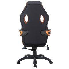 Кресло компьютерное BRABIX Techno Pro GM-003 (ткань черное/серое, вставки оранжевые) 531813 в Ишиме - ishim.mebel24.online | фото 5