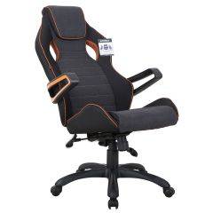 Кресло компьютерное BRABIX Techno Pro GM-003 (ткань черное/серое, вставки оранжевые) 531813 в Ишиме - ishim.mebel24.online | фото 8