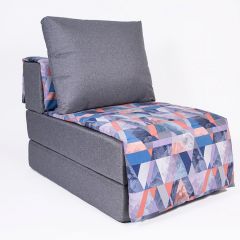 Кресло-кровать бескаркасное Харви (серый-сноу деним) в Ишиме - ishim.mebel24.online | фото 1