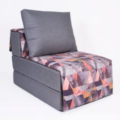 Кресло-кровать бескаркасное Харви (серый-сноу манго) в Ишиме - ishim.mebel24.online | фото 1