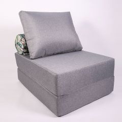Кресло-кровать-пуф бескаркасное Прайм (Серый) в Ишиме - ishim.mebel24.online | фото 1