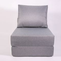 Кресло-кровать-пуф бескаркасное Прайм (Серый) в Ишиме - ishim.mebel24.online | фото 2