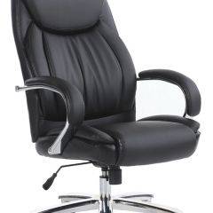 Кресло офисное BRABIX "Advance EX-575" (хром/экокожа/черное) 531825 в Ишиме - ishim.mebel24.online | фото 2