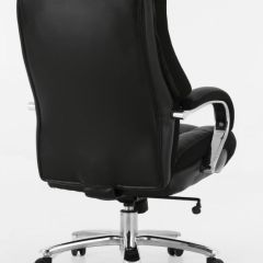 Кресло офисное BRABIX PREMIUM "Bomer HD-007" (рециклированная кожа, хром, черное) 531939 в Ишиме - ishim.mebel24.online | фото 4