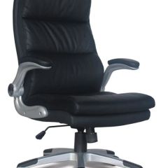 Кресло офисное BRABIX "Fregat EX-510" (рециклированная кожа, черное) 530863 в Ишиме - ishim.mebel24.online | фото
