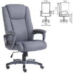 Кресло офисное BRABIX "Solid HD-005" (ткань/серое) 531823 в Ишиме - ishim.mebel24.online | фото