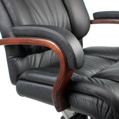 Кресло руководителя Бюрократ T-9925WALNUT/BLACK в Ишиме - ishim.mebel24.online | фото 4