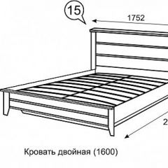 Кровать 1600 с ПМ София 15 в Ишиме - ishim.mebel24.online | фото 3