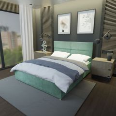 Кровать Аврора Решетка+ПМ (1200) *БЕЗ ДНА в Ишиме - ishim.mebel24.online | фото 1