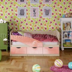 Кровать Бабочки (Розовый металлик) 1800 в Ишиме - ishim.mebel24.online | фото